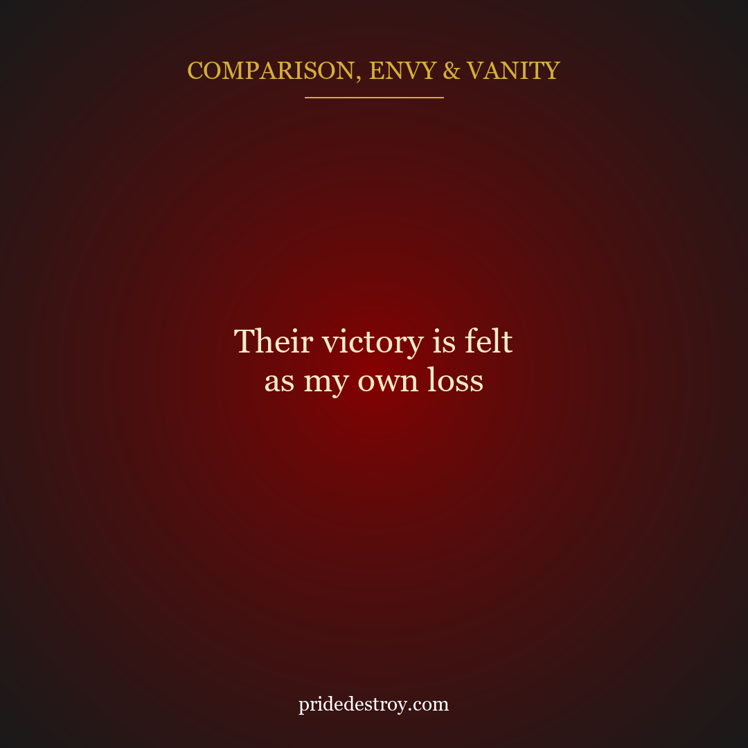 Comparison, Envy & Vanity